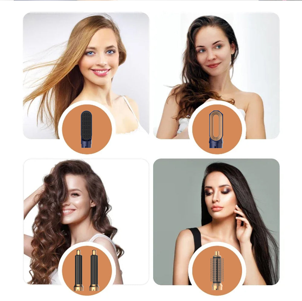 5-en-1 Outil de Coiffure Révolutionnaire – Le Compagnon Ultime de Votre Routine Beauté